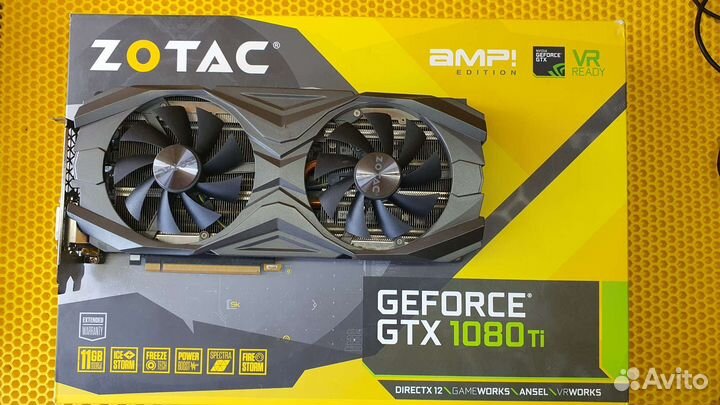 Видеокарта Zotac GTX1080Ti 11Gb