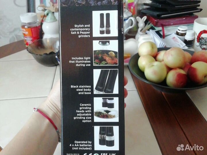 Мельница для размельчения соли и перца абс. новый