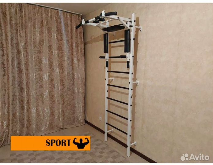 Шведская стенка + турник 3в1