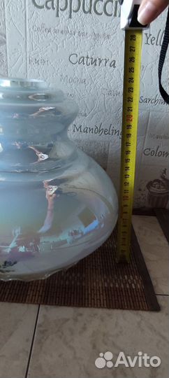 Плафон СССР перламутровый с рисунком