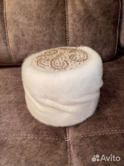 Шапка норковая новая