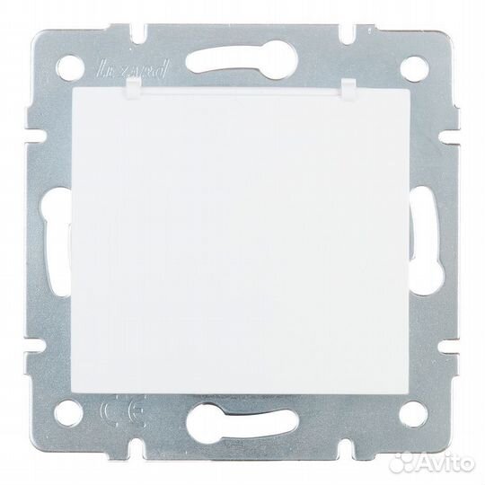 Розетка 707-0288-123B скрытая установка белая с за