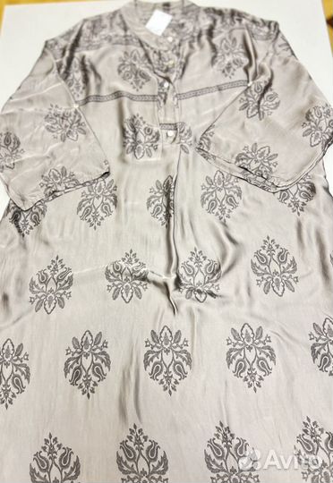 Шелковое платье Италия р 52-54