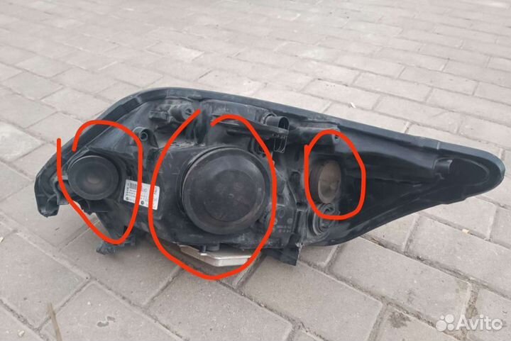 Заглушки для фары Форд Куга