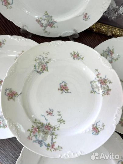 Антикварные тарелки Limages Франция