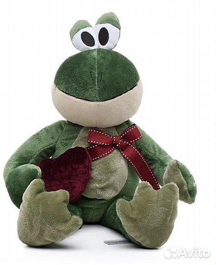 Игрушки с сердцами Котик,бегемотик,лягушка