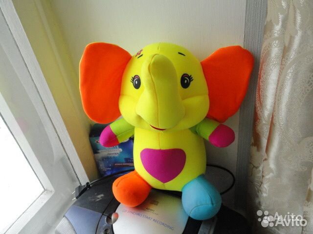 Слоник, милая мягкая игрушка большая новая