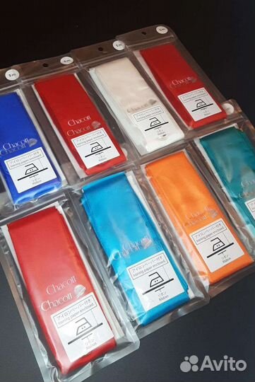 Новые однотонные ленты sasaki, chacott 5 м