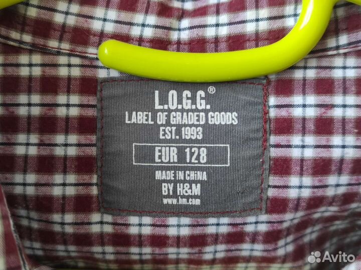 Рубашка для мальчика 128 H&M