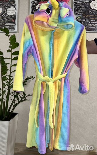 Халат единорог