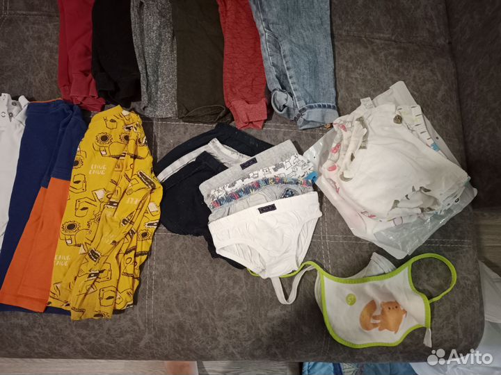 Вещи пакетом на мальчика 74 80 86