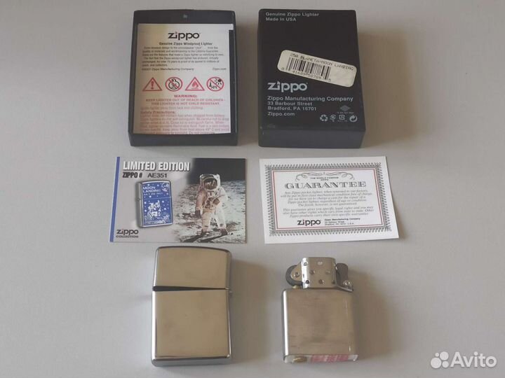 Зажигалка Zippo Apollo Moon Landing LimitedEdition