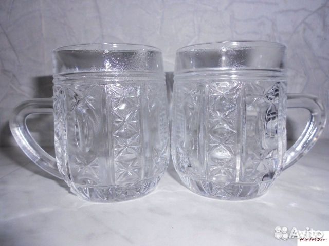 Хрустальные кружки и стопочки