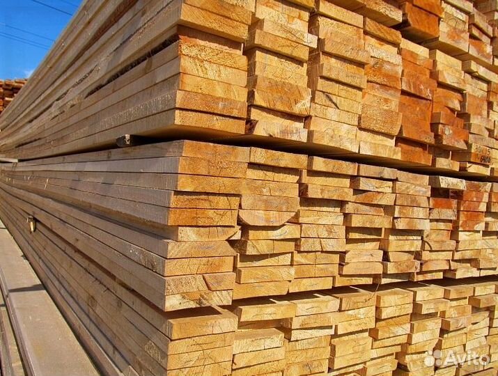 Доска обрезная дюймовка 50х100