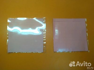 Термопрокладка 1,5х100х100мм розовые