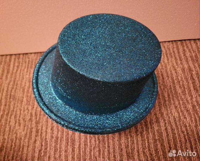 Шляпы карнавальные с блестками