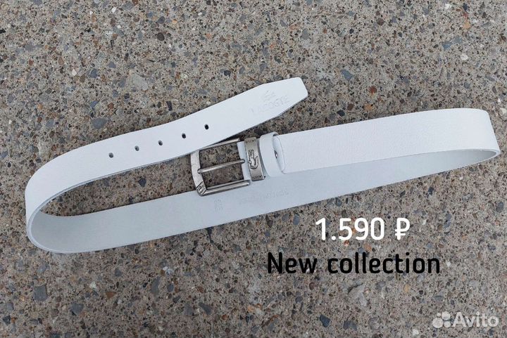 Мужской кожаный ремень новый