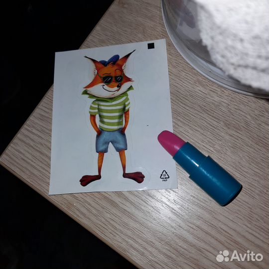 Наклейки и всякие мелочи одним лотом