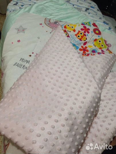 Конверт на выписку,плюшевый