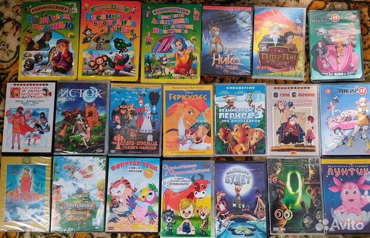 Мультфильмы на лицензионных DVD