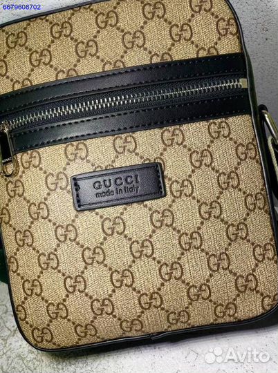 Сумка мужская Gucci на плечо