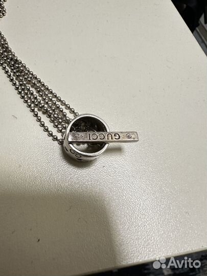 Браслет Gucci Silver Logo Rare Оригинал