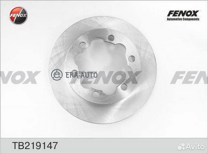 Fenox TB219147 TB219147 диск торм. зад. \ MB Sprin