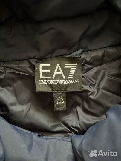 Пуховик для девочки emporio armani EA7 оригинал