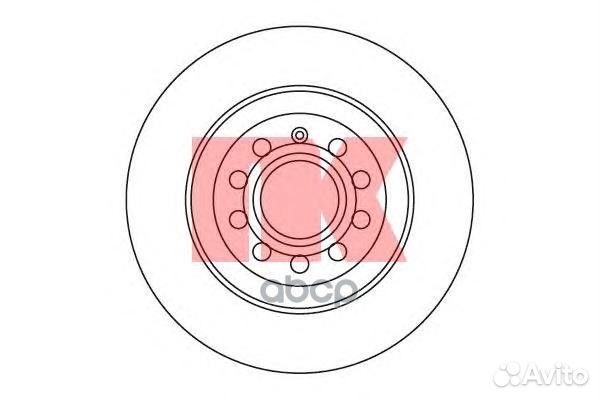Тормозной диск 2047109 Nk