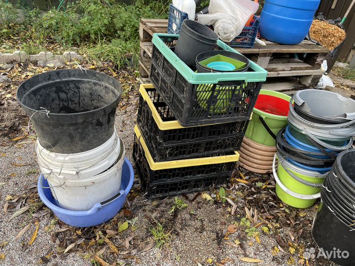 Ящики тазы горшки для цветов и рассады поддоны