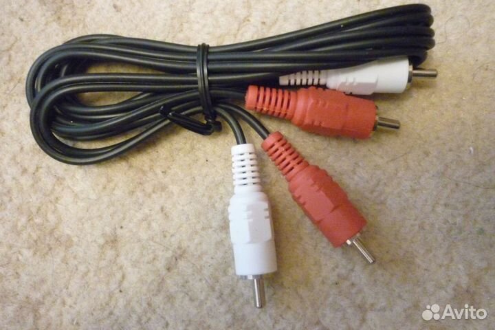 Межблочный кабель тюльпан 2RCA на 2RCA