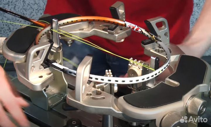 Перетяжка теннисных и бадминтонных ракеток