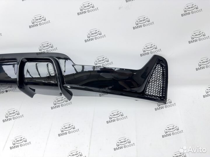 Диффузор BMW F32 M-Performance 2/0 чёрный глянец