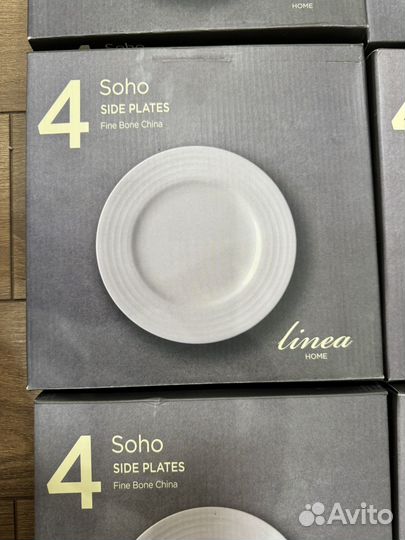 Тарелки Linea Soho Bone China оригинал