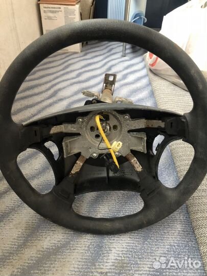 Рулевая колонка с рулем Шевроле Ланос