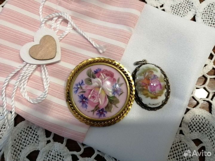 Винтажные броши Limoges (Лимож)