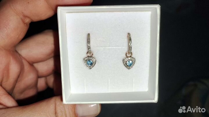 Серьги золотые