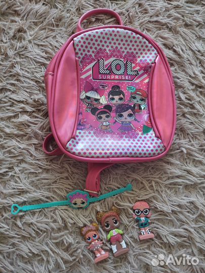 Рюкзак лол, LOL, с куколками