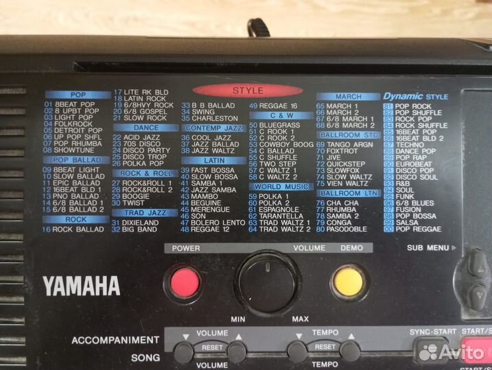 Синтезатор yamaha PSR-220