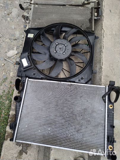 Вентилятор охлаждения мерседес w220 om628 4,0d