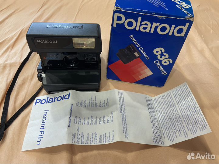 Плёночный фотоаппарат полароид (polaroid 636 )