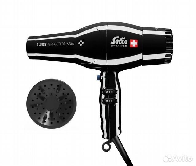 Фен Solis Swiss Perfection Plus, черный