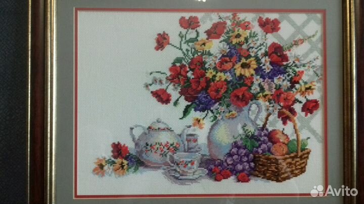Картина,вышитая крестиком
