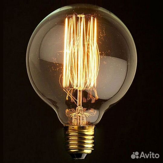 Ретро лампы накаливания Эдисона G125 G90 G80