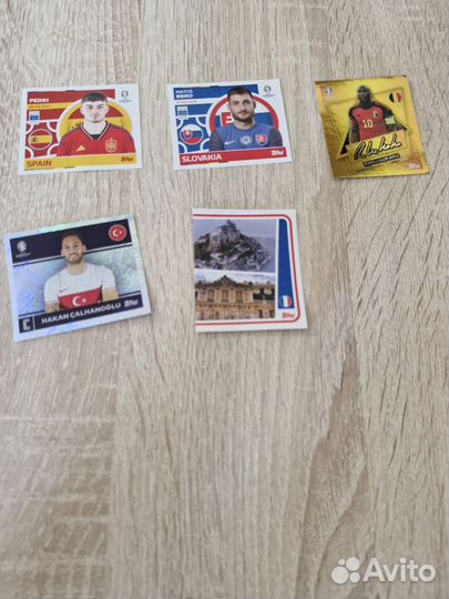 Наклейки topps euro 2024