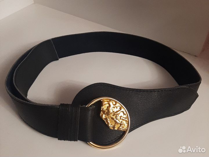 Ремень женский натуральная кожа широкий