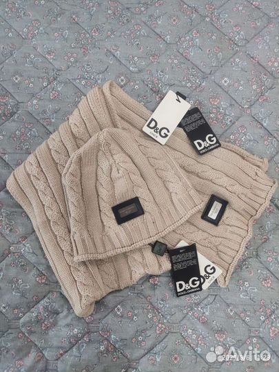 Комплект шапка и шарф