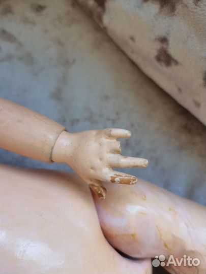 Тело антикварной французской куклы