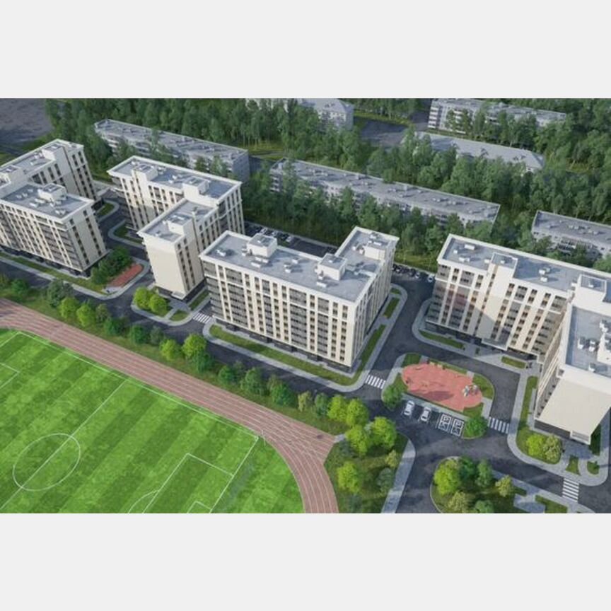 1-к. квартира, 43,1 м², 5/9 эт.