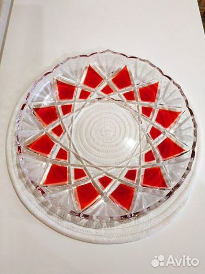 Хрустальное блюдо